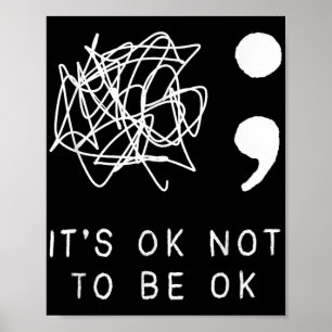 Poster Está Tudo Bem Não Estar Tudo Bem Prevenção Suicídi