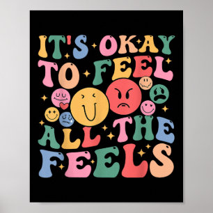 Poster Está Tudo Bem Sentir Todos Os Sentimentos De Saúde