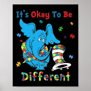 Poster Está tudo bem ser diferente em termos de consciênc