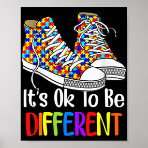Poster Está tudo bem ser diferente Quebra-cabeça de consc