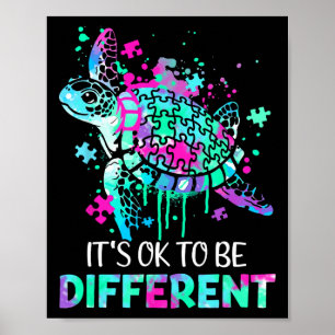 Poster Está tudo bem ser diferente Quebra-cabeça de consc