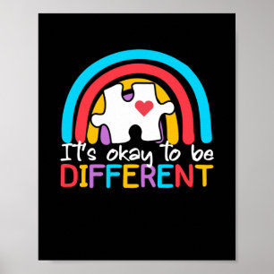Poster Está Tudo Bem Ser Sensibilização Diferente Do Auti