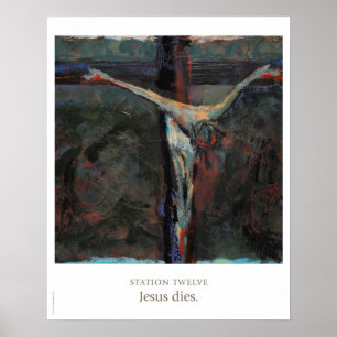Poster Estação 12: Jesus morre.Pôster