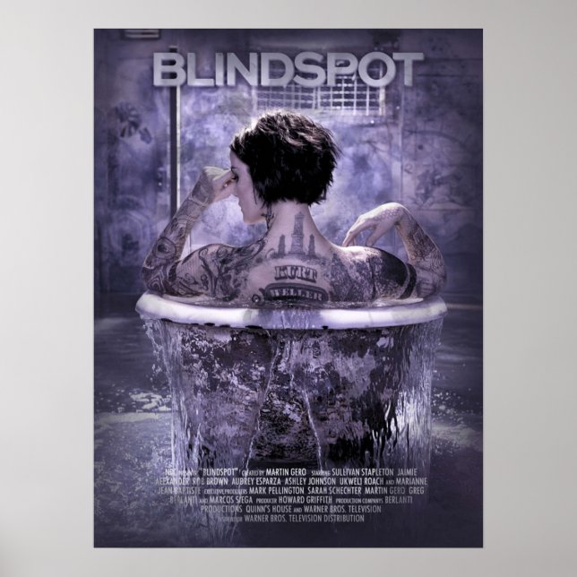 Poster Estação Blindspot 2 Jaimie Alexander (Frente)