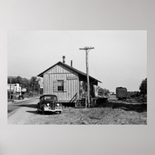 Poster Estação de caminhos-de-ferro de Lothair