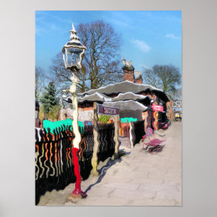 PÔSTER ESTAÇÃO DE CAMINHOS-DE-FERRO VELHOS