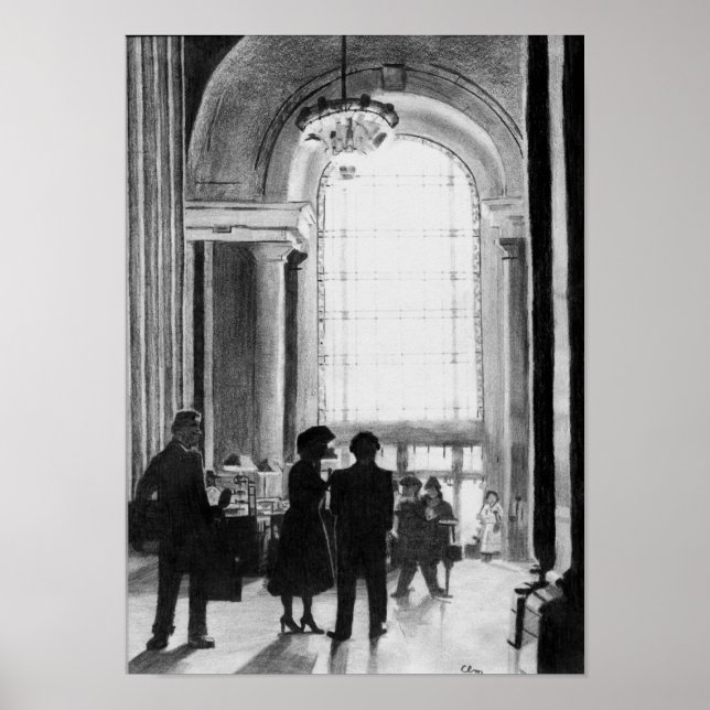 Poster Estação de Comboio (Frente)