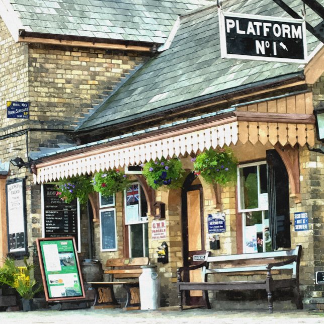 POSTER ESTAÇÃO DE COMBOIO ANTIGO (Criador carregado)