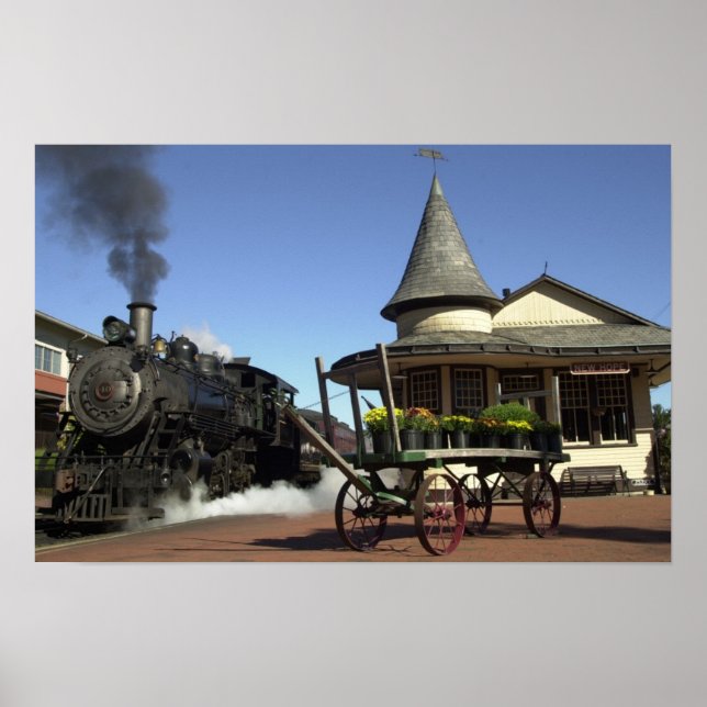 Poster Estação de Comboio New Hope (Frente)