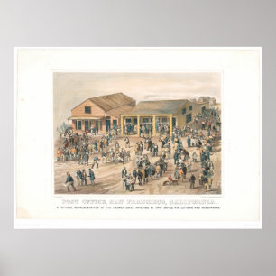 Poster Estação de correios em San Francisco (1361A)