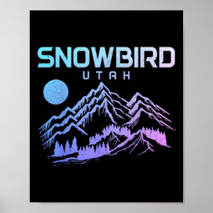 Poster estação de esqui Snowbird Utah Esportes de Inverno