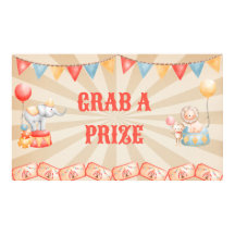 Estação de Festa de aniversário do Circus Watercol