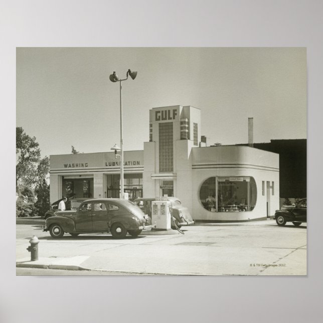 Pôster Estação de gás (Frente)