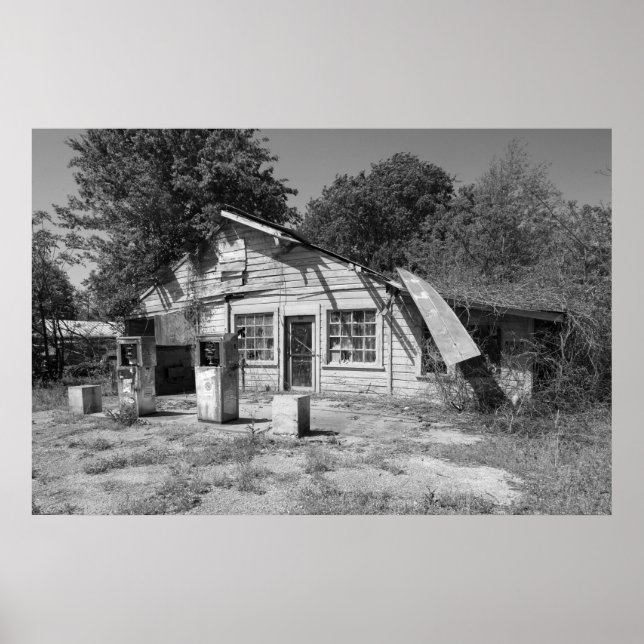 Pôster Estação de gás abandonada (Frente)