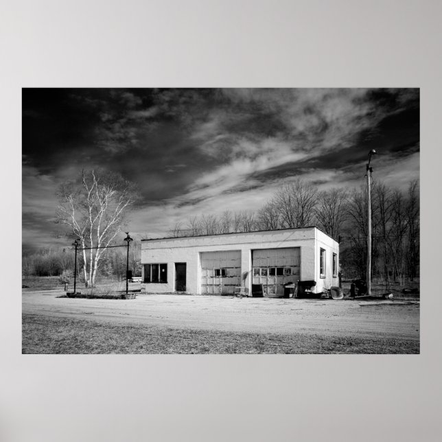 Pôster Estação de gás abandonada (Frente)