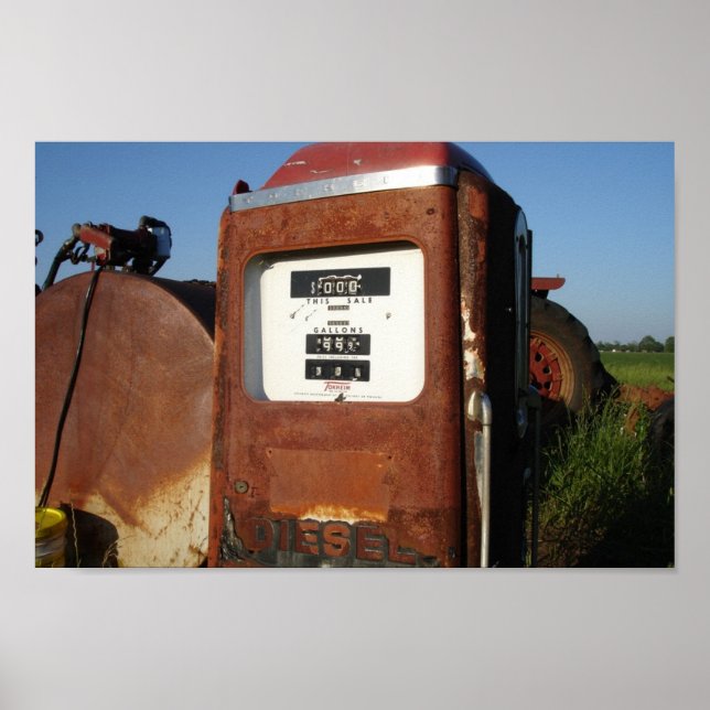 Poster Estação de Gás Rodoviário do País (Frente)