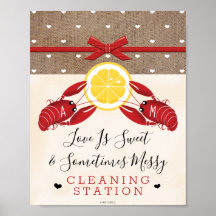 Estação de Limpeza para Ensopado de Lagostim com M