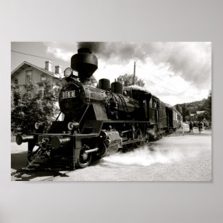 Poster Estação de saída do comboio