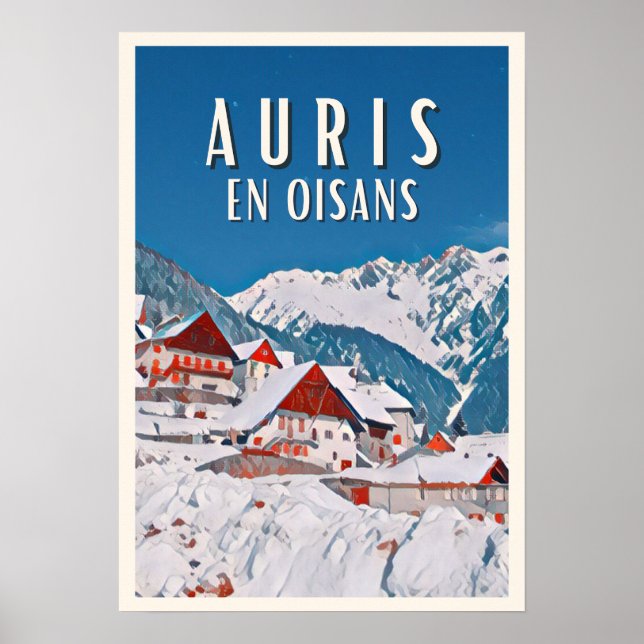 Poster Estação de ski Auris en oisans (Frente)
