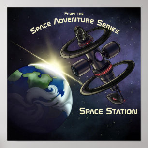 Poster Estação Espacial