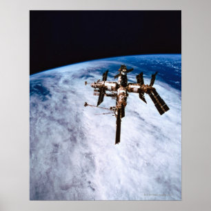 Pôster Estação Espacial em Órbita 11