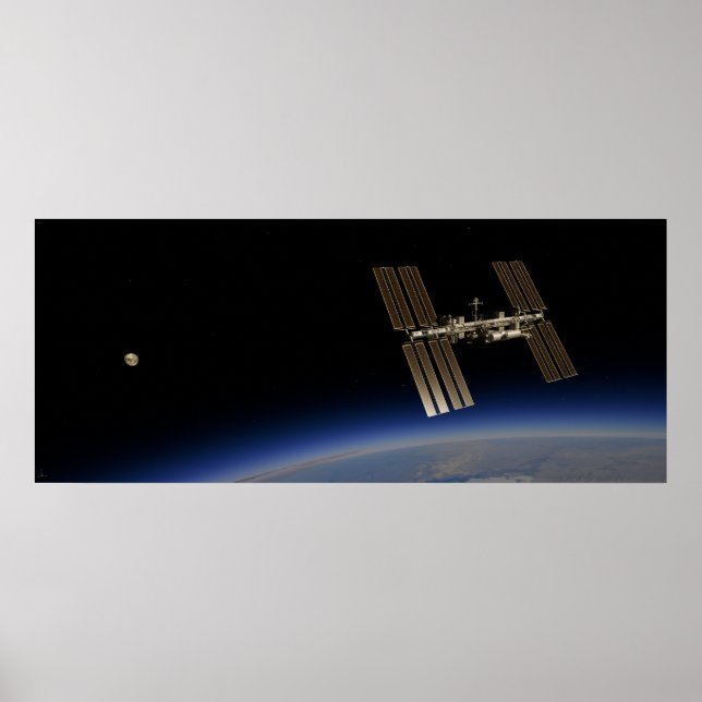 Poster Estação Espacial Internacional (Frente)