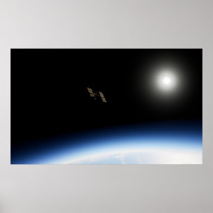 Poster Estação Espacial Internacional
