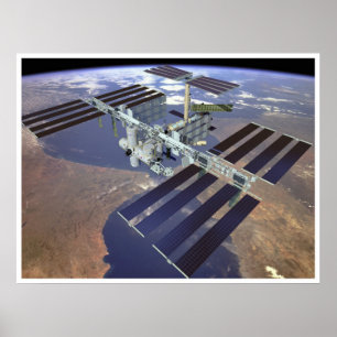Pôster Estação Espacial Internacional