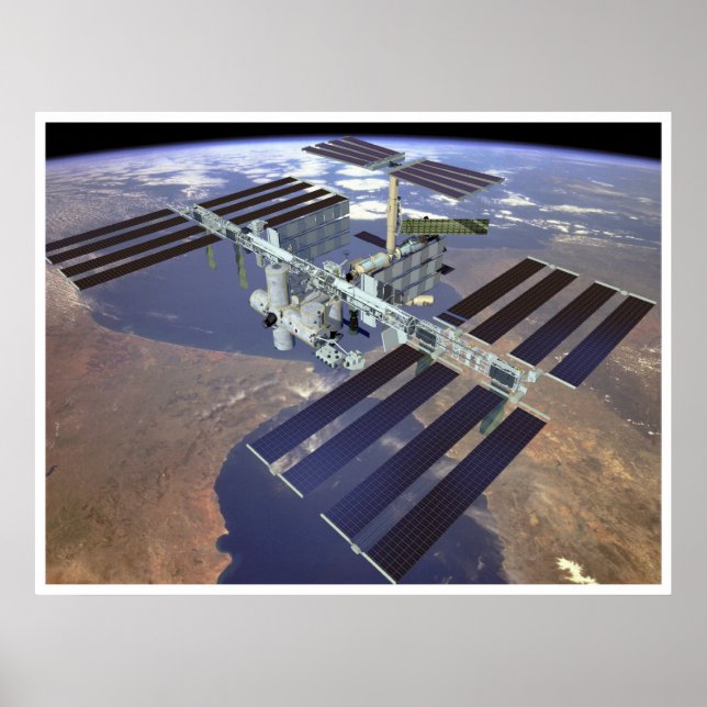 Pôster Estação Espacial Internacional (Frente)