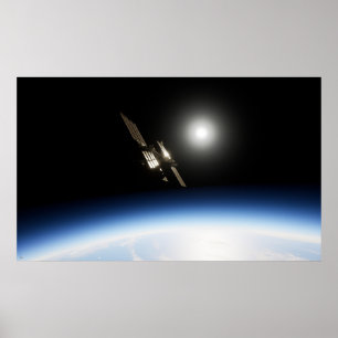 Poster Estação Espacial Internacional