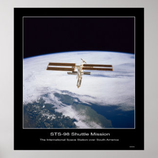 Poster Estação Espacial Internacional