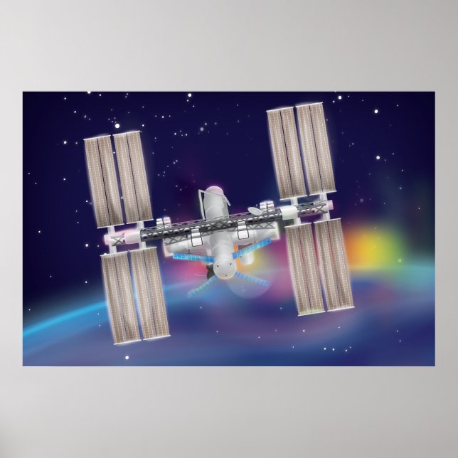 Pôster Estação Espacial Internacional (Frente)