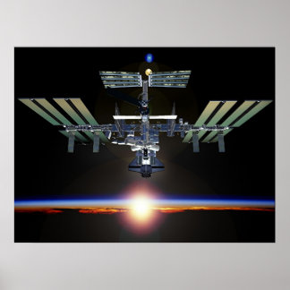 Poster Estação Espacial Internacional