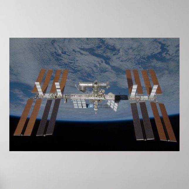 Poster Estação Espacial Internacional (STS-119) (Frente)
