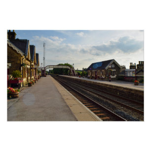 Pôster Estação Ferroviária Histórica de Settle, Yorkshire