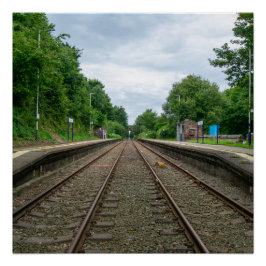 Pôster Estação Ferroviária Ince e Elton
