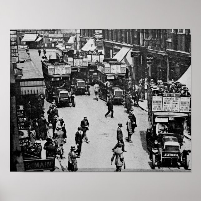 Pôster Estação Finsbury Park, c.1923 (Frente)