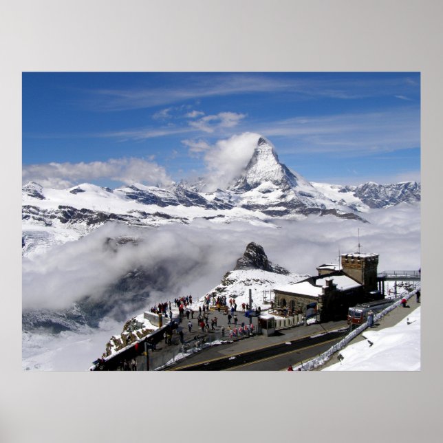 Pôster Estação Matterhorn Mountain and Gornergrat (Frente)