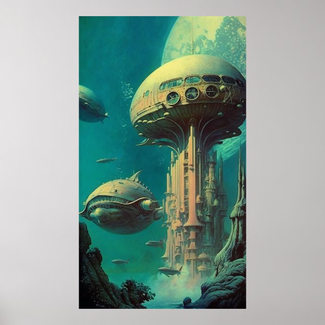 Poster Estação Sirius - (42x24in Extra Long) (Frente)