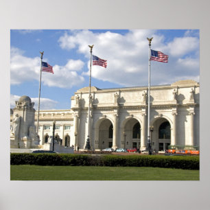 Pôster Estação Union em Washington, D.C.