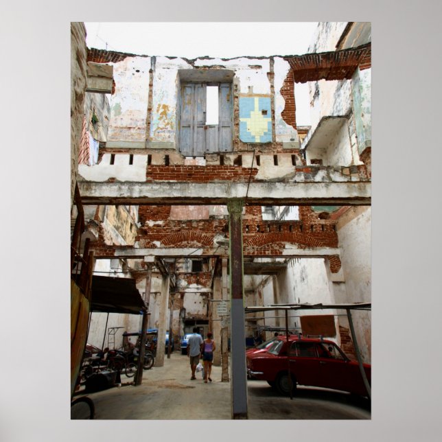 Pôster Estacionamento ao ar livre (Frente)