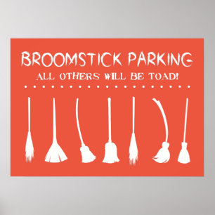 POSTER ESTACIONAMENTO BROOMSTICK