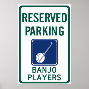Pôster Estacionamento dos jogadores do banjo