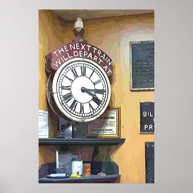 PÔSTER ESTAÇÕES DE COMBOIO (Frente)