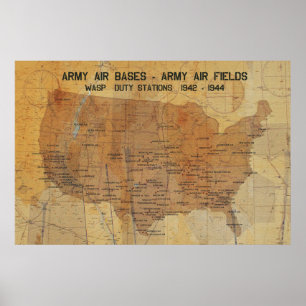 Poster ESTAÇÕES de DEVER da VESPA, 1942-1944 36' x24 "