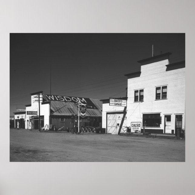 Poster Estações de Gás de Montana, 1942 (Frente)