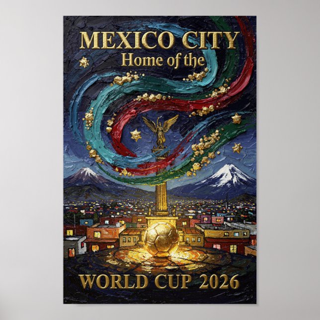 Poster Estádio Cidade da Arte de Futebol de Monterrey 202 (Frente)