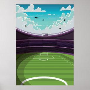 Poster Estádio de Futebol