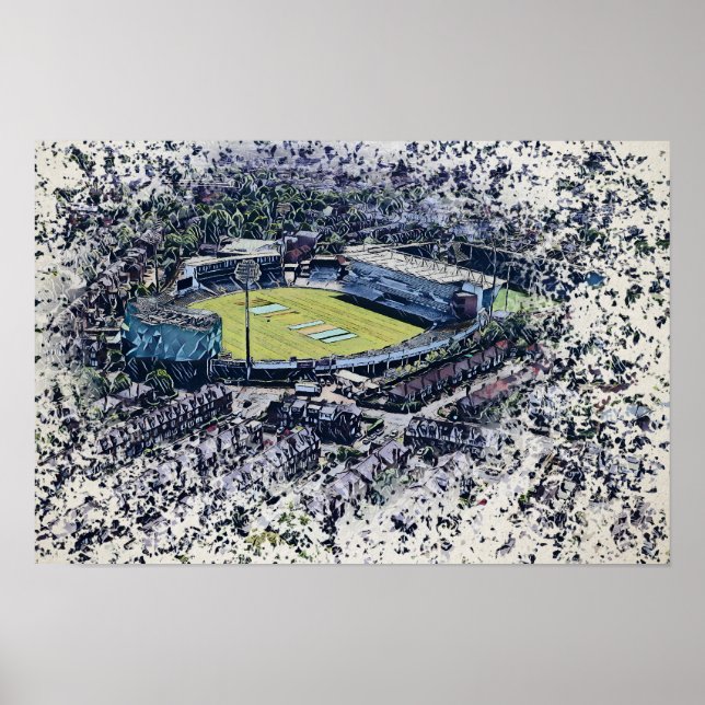 Poster Estádio Headingley, Leeds (Frente)