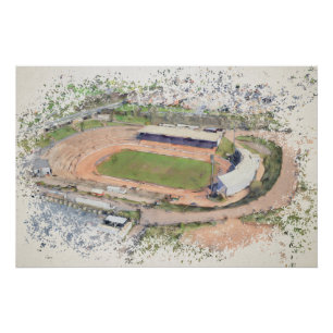 Pôster Estádio Odsal, Bradford Aerial Art